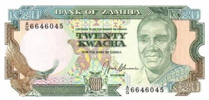 Zambia 6 db klf modern bankjegy T:I