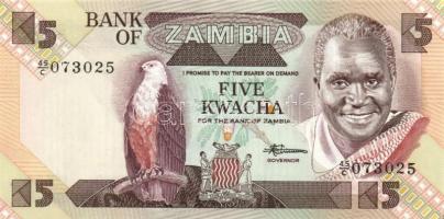Zambia 6 db klf modern bankjegy T:I
