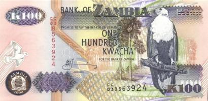 Zambia 6 db klf modern bankjegy T:I
