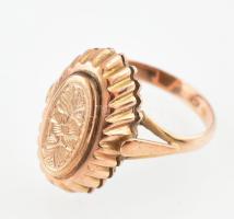 Arany (Au/14k) gyűrű, jelzett, m: 53. nettó: 3,7g