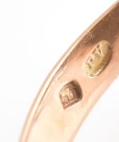 Arany (Au/14k) gyűrű, jelzett, m: 53. nettó: 3,7g