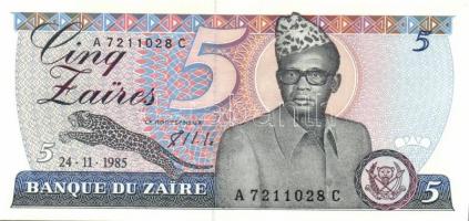 Zaire 8 db klf modern bankjegy T:I