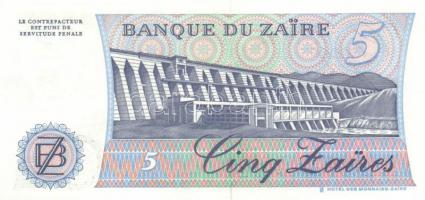 Zaire 8 db klf modern bankjegy T:I