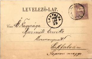 1900 Pannonhalma, Győr felől. Dr. Récsey Victor kiadása