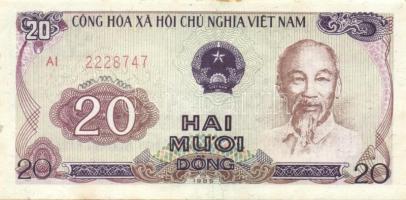 Vietnám 25 db klf modrn bankjegy (Észak, Dél, Egyesült szocialista) T:I,I-