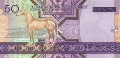 Türkmenisztán 5 db klf modern bankjegy  T:I