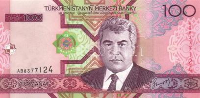 Türkmenisztán 5 db klf modern bankjegy  T:I