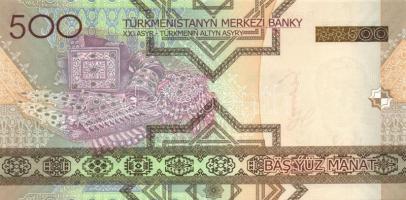 Türkmenisztán 5 db klf modern bankjegy  T:I