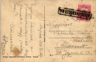 1928 Nógrád, várrom látképe a keleti oldalról (EK) + "NÓGRÁDVERŐCZE P.U."