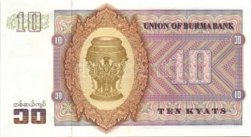 Burma 8 db klf bankjegy  T:I,I-,II