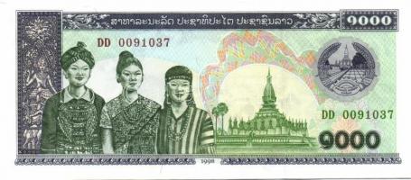 Laosz 11 db klf modern bankjegy  T:I