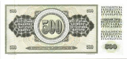 Jugoszlávia 18 db klf modern bankjegy  T:I
