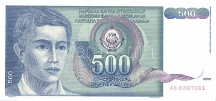 Jugoszlávia 18 db klf modern bankjegy  T:I