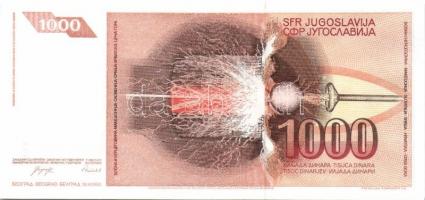 Jugoszlávia 18 db klf modern bankjegy  T:I