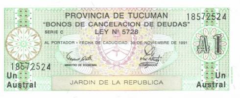 Argentina 13 db klf modern bankjegy  T:I