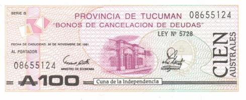 Argentina 13 db klf modern bankjegy  T:I