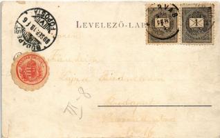 1899 (Vorläufer) Győr, pályaudvar, vasútállomás (r)