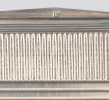 Ezüst (Ag) dobozka, jelzett, 7x9 cm, nettó: 139g