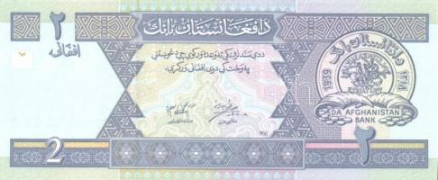 Afganisztán 9 db klf modern bankjegy  T:I