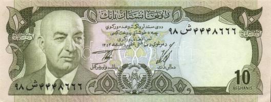 Afganisztán 9 db klf modern bankjegy  T:I