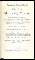 Möller János: Az Europai Manufaktúrák' és Fábrikák Mesterség Míveik. ÁKV Reprint sorozata. Bp.,...