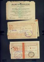 cca 1910-1960 18 db klf jegy / 18 tickets