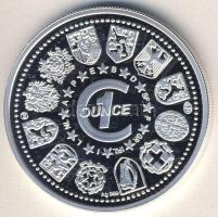 Európai Unió/Spanyolország DN 1Ounce Ag emlékérem "Buenos dias Europa! - Plaza de Espana" 31,103g T:PP