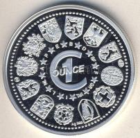 Európai Unió/Ausztria DN 1Ounce Ag emlékérem "Guten Morgen Europa! - Melki apátság" 31,103g T:PP