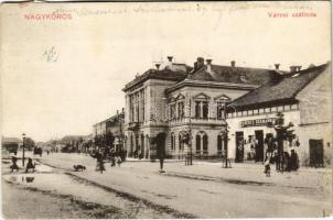 1916 Nagykőrös, Városi szálloda, Hercz Hermann üzlete (EK)