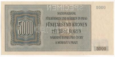 Német Harmadik Birodalom / Cseh-Morva Protektorátus 1944. 5000K "S.20 A 008076", "SPE...