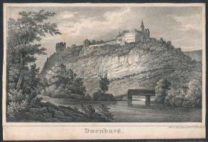 cca 1840 Dornburg litográfia 18x12 cm
