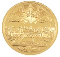 DN "Történelmi aranypénzek - I. Ferenc 8 Dukát 1745-1765" aranyozott Cu-Ni utánveret "...