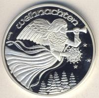 Németország 1995. "Karácsony" Ag emlékérem 15g T:PP