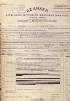 Az Anker Biztosító biztosítási kötvénye / Insurance bond