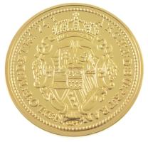 DN "Történelmi aranypénzek - Mária Terézia 1 dukát, 1741" aranyozott Cu-Zn utánveret "...