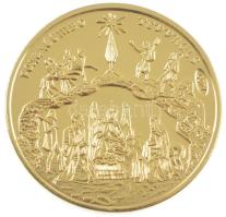 DN Történelmi aranypénzek - Betlehem 4 dukát, Oroszország aranyozott Cu-Zn utánveret COPY beütéssel, kapszulában (38mm) T:PP
