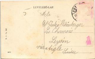 Pozsony, Pressburg, Bratislava; Stefánia út, villamos, Wendler G. sütőháza,üzlet, fagylalt kapható. ...