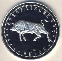 Európai Unió DN "Dánia EU-tag" Ag emlékérem 20g T:PP