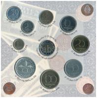 1997. 50f-200Ft (10xklf) forgalmi sor, benne 200Ft Ag "Deák" T:BU patina 
Adamo FO30