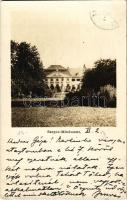 1910 Szepesmindszent, Szepes-Mindszent, Biacovce, Bijacovce; Gróf Csáky kastély. Gróf Csáky Gézának írt levél / castle. photo (EK)