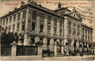 1910 Kézdivásárhely, Targu Secuiesc; Római katolikus főgimnázium. Turóczi István kiadása / school (EK)