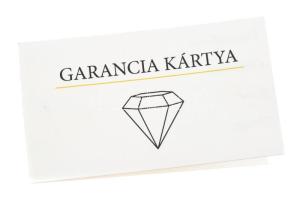 Arany (Au/14k) gyűrű, 18 db cirkóniával ékítve, jelzett, m: 50. bruttó: 4,8 g