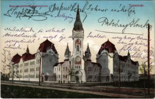 1912 Temesvár, Timisoara; Kegyestanítórendi főgimnázium / school (EK)