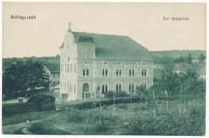 Szilágycseh, Cehu Silvaniei; Izraelita templom, zsinagóga. Krémer Ignác kiadása / synagogue