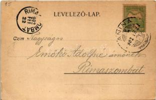 1902 Oravicabánya, Oravica, Oravicza, Oravita; Az állami vasúti társaság főtiszttartósági épülete (i...