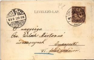 1901 Oravica-Anina, Oravita-Anina; Gebirgsbahn-Tunnel m. Wächterhaus / A hegyi vasút alagútja őrházz...