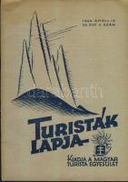 1931-1944 4 db Turisták Lapja