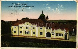 1940 Marosvásárhely, Targu Mures; Palatul cultural evr. / Zsidó kultúrház, mögötte zsinagóga. Révész Ernő kiadása / Jewish community center, synagogue + 1940 Marosvásárhely visszatért So. Stpl (EB)