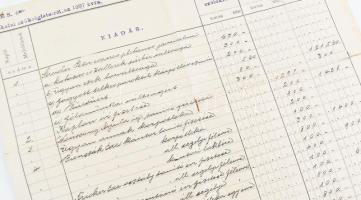 1907 Pécs, hőgyészi római katolikus iskola költségvetése