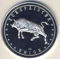 Európai Unió DN "Európai Komisszió" Ag emlékérem 20g T:PP